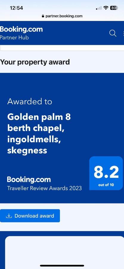 Golden Palm 8 Berth Chapel Saint Leanords, Ingoldmells, Skegness Caravan Luaran gambar